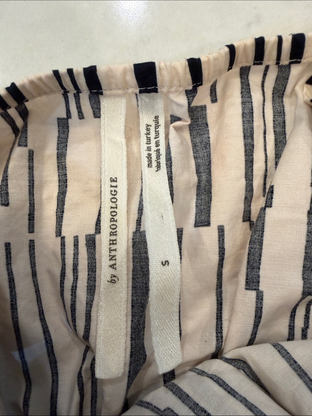 Anthropologie Somerset Black and White Tiered Maxi Sundress Size Small - Picture 6 of 9
